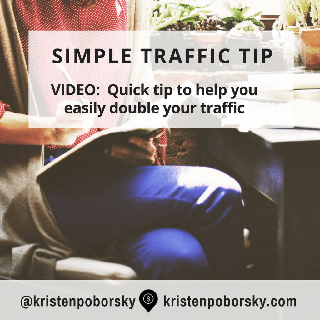 Double your website traffic