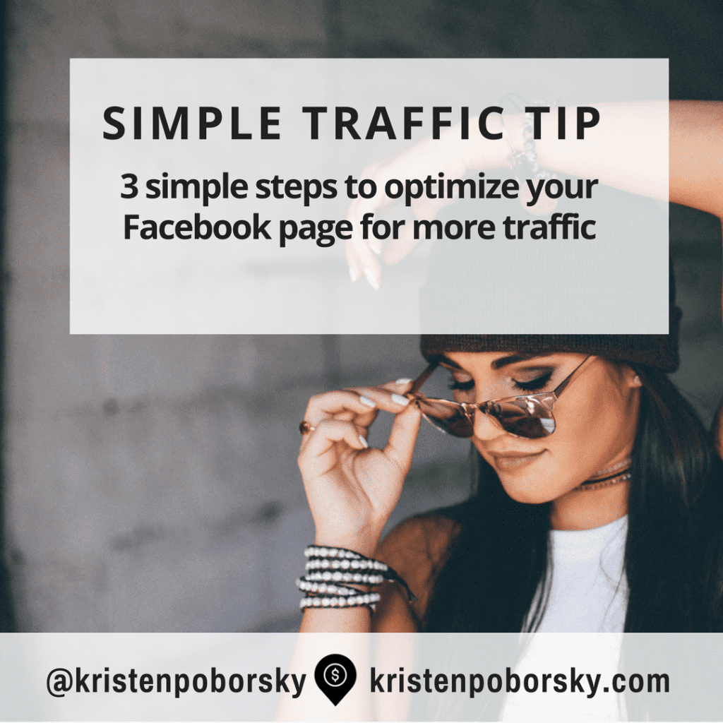 Optimize Your Facebook Page And Drive More Traffic to Your Website