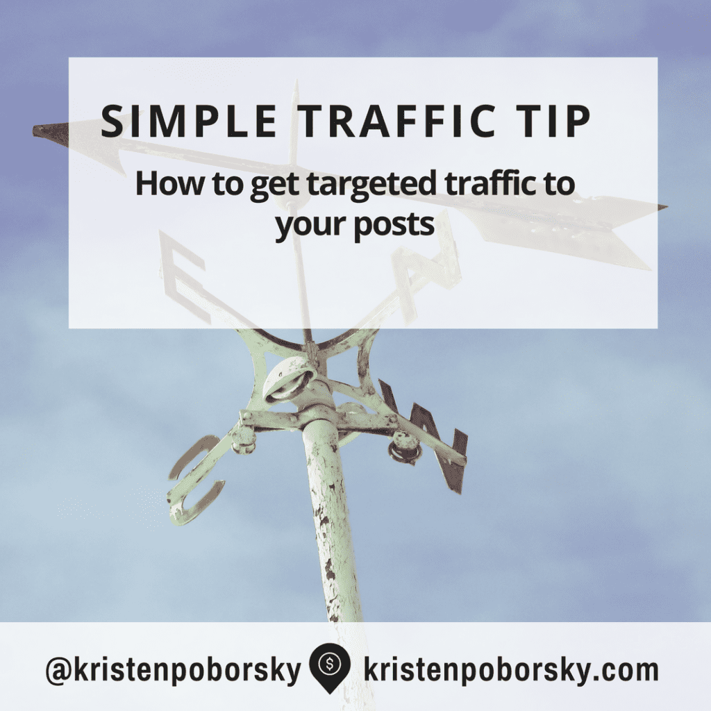 Getting Targeted Website Traffic To Your Posts