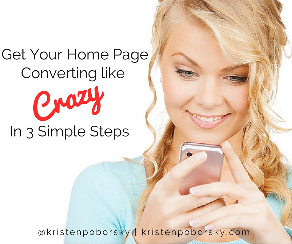 Steps to building a home page that converts
