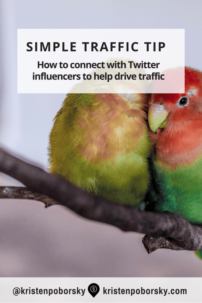 Drive Traffic with Twitter Influencers image for pinterest