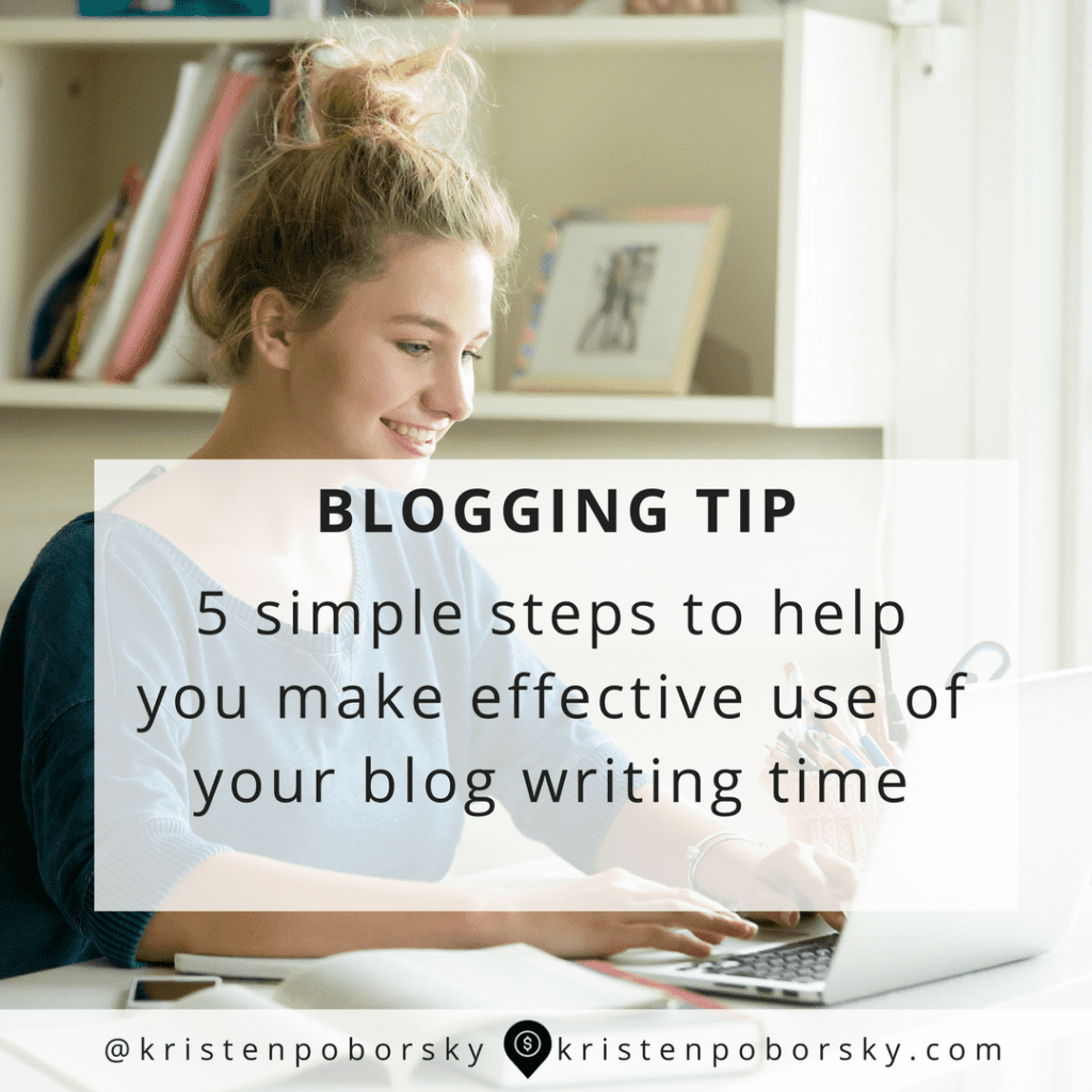 Blog writing time