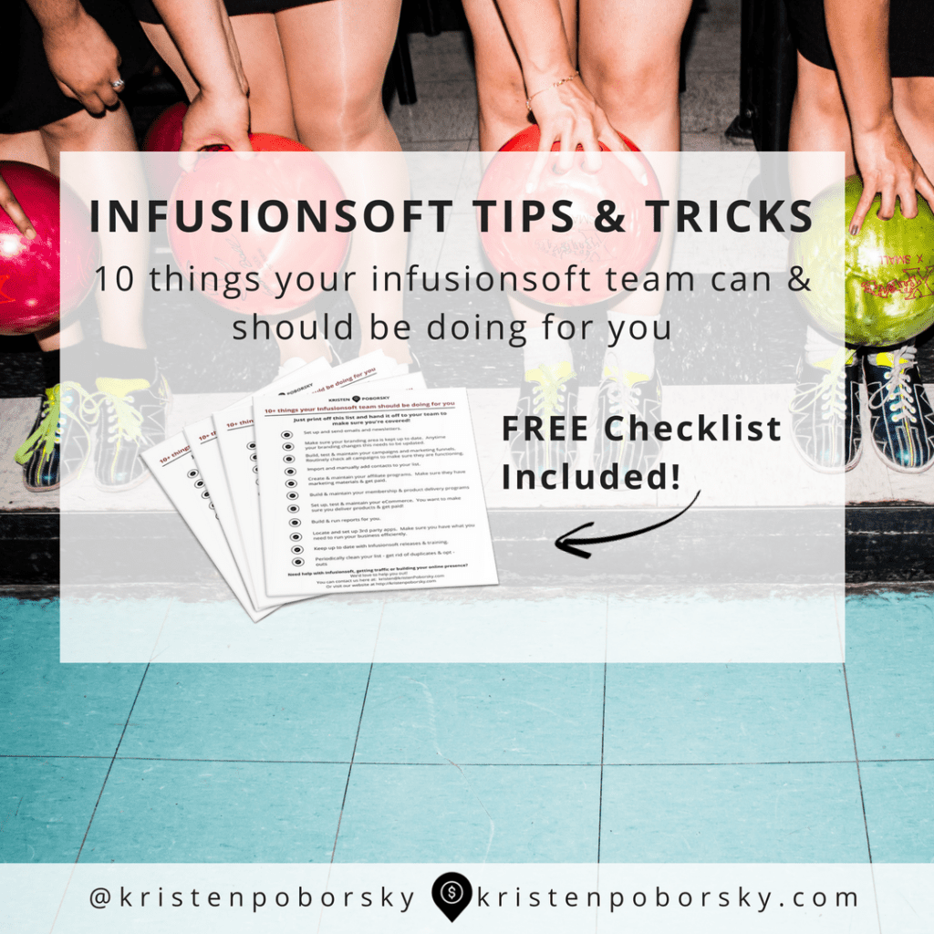 Infusionsoft team can do for you