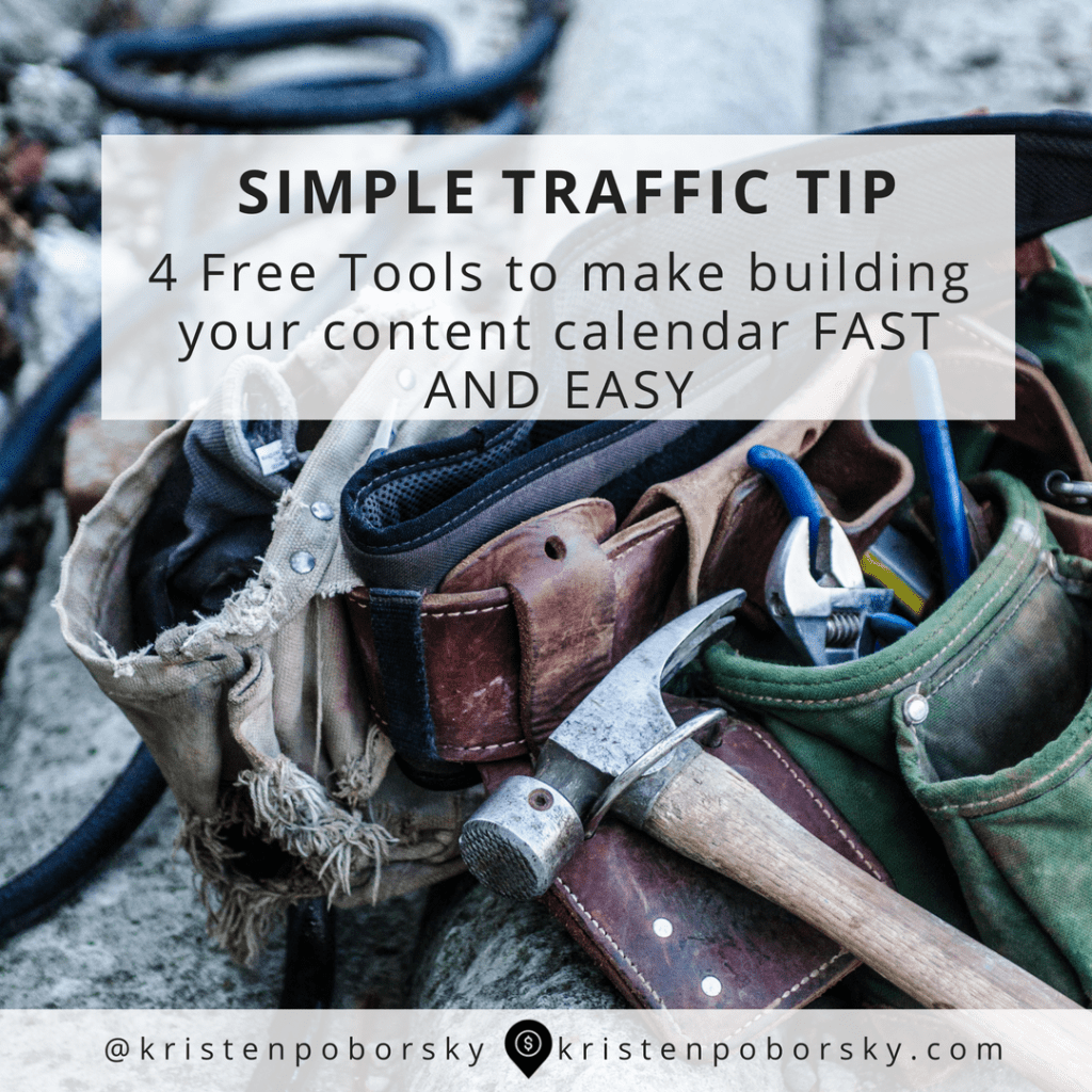 Tools to make building your content calendar fast and easy
