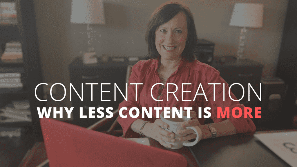 Why Creating Less Content is Better