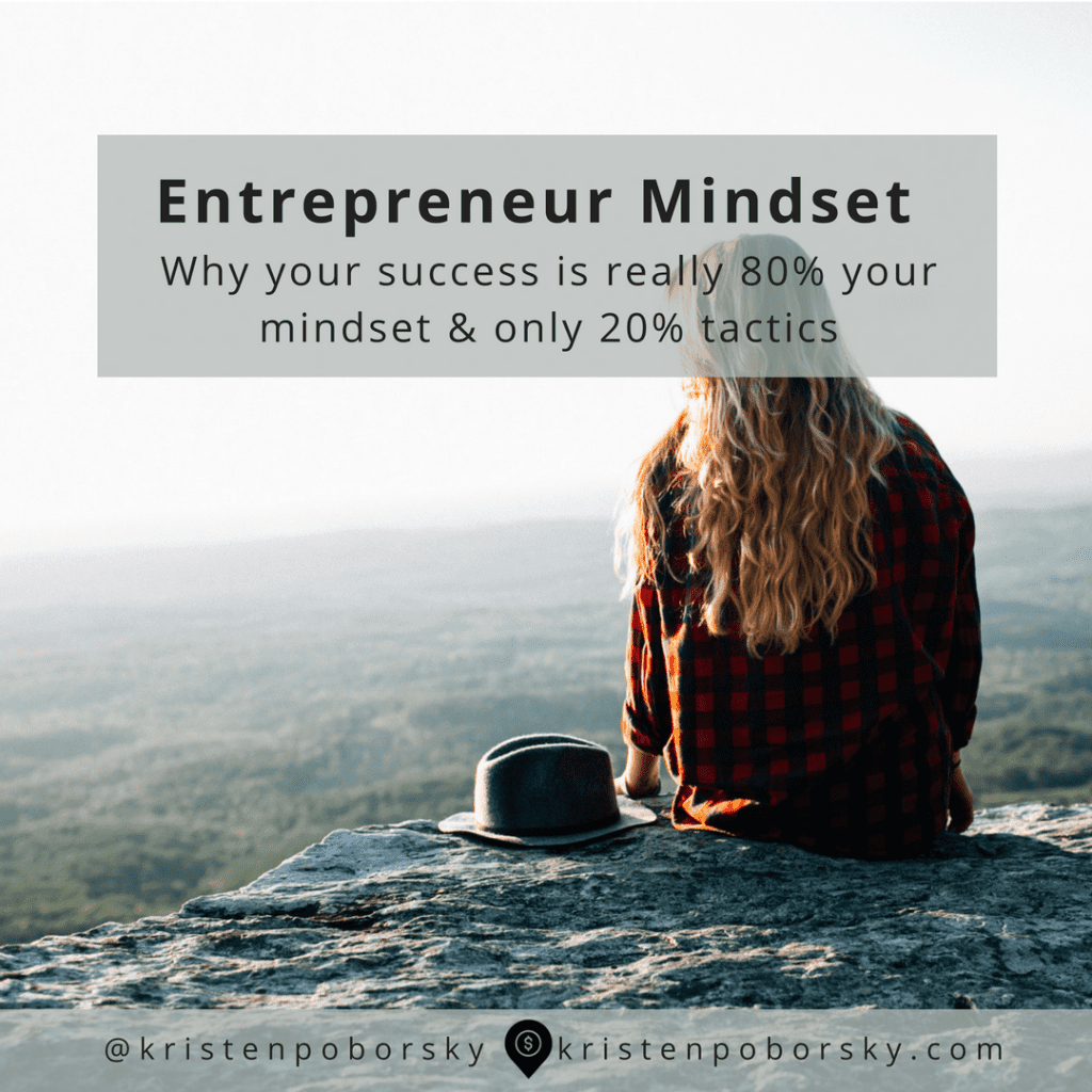 Entrepreneur Mindset: Success Is 80% Mindset & 20% Tactics - Kristen ...