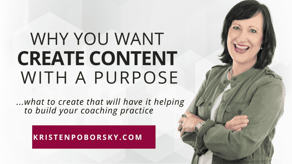 How to content with a purpose