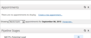 Infusionsoft Appointments Widget