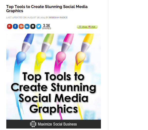 Top tools to create stunning social media graphics