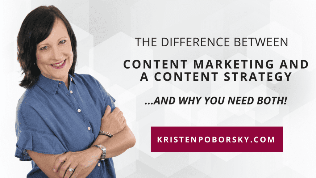 the difference between content marketing and a content strategy