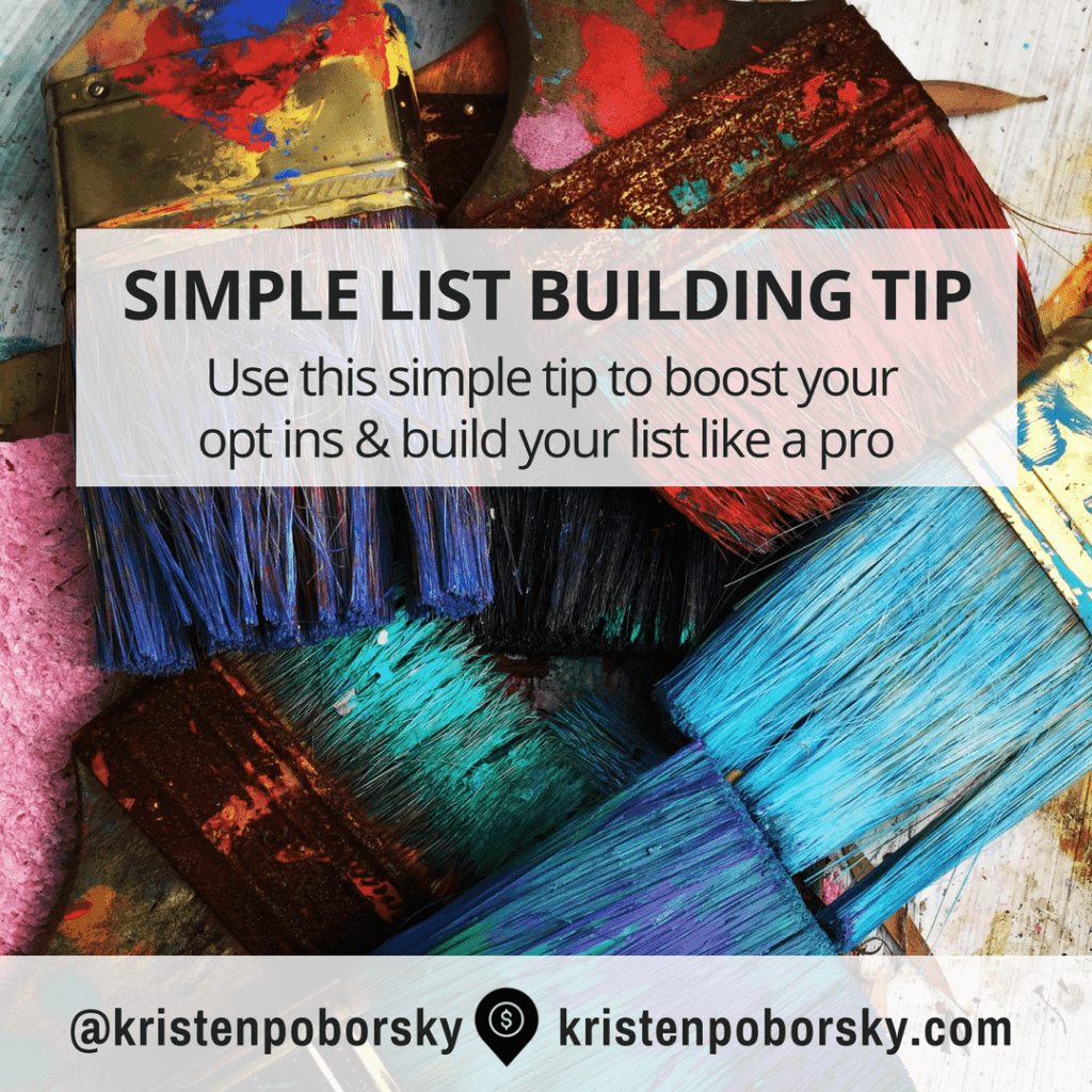 Boost your opt ins and build your list like a pro