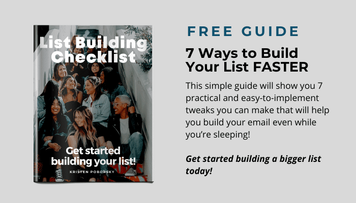 7 ways to build you list faster banner image