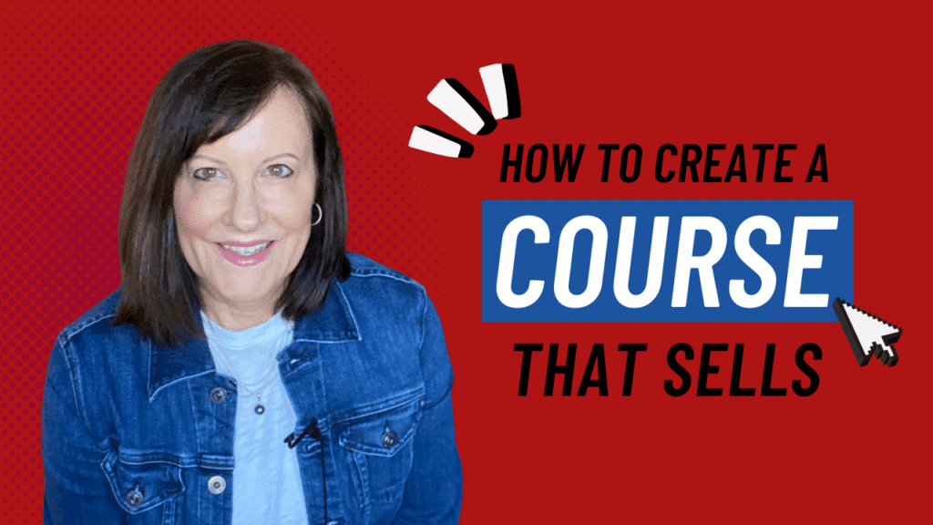 how to create a course that sells