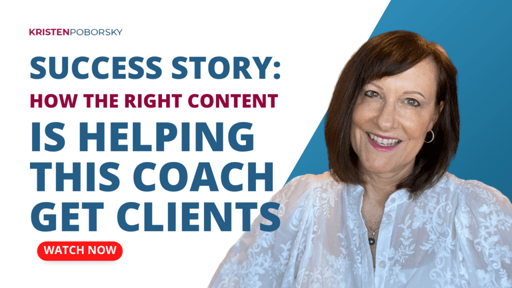 Success Story How The Right Content is Getting This Coach Clients