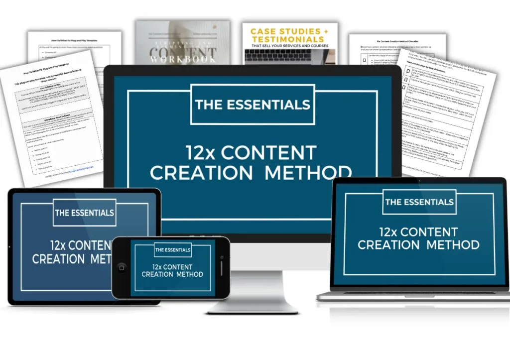 12x content creation method