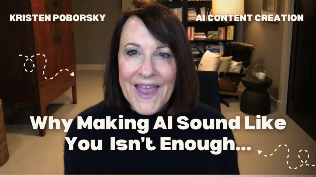 Why Making AI Sound Like You Isn't Enough...