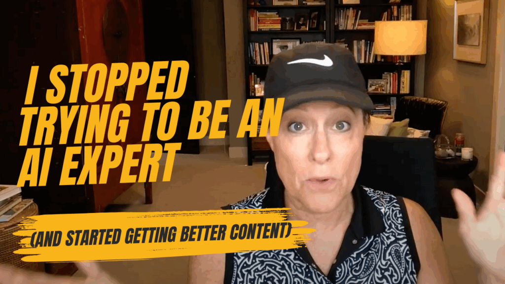 I stopped trying to be an ai expert