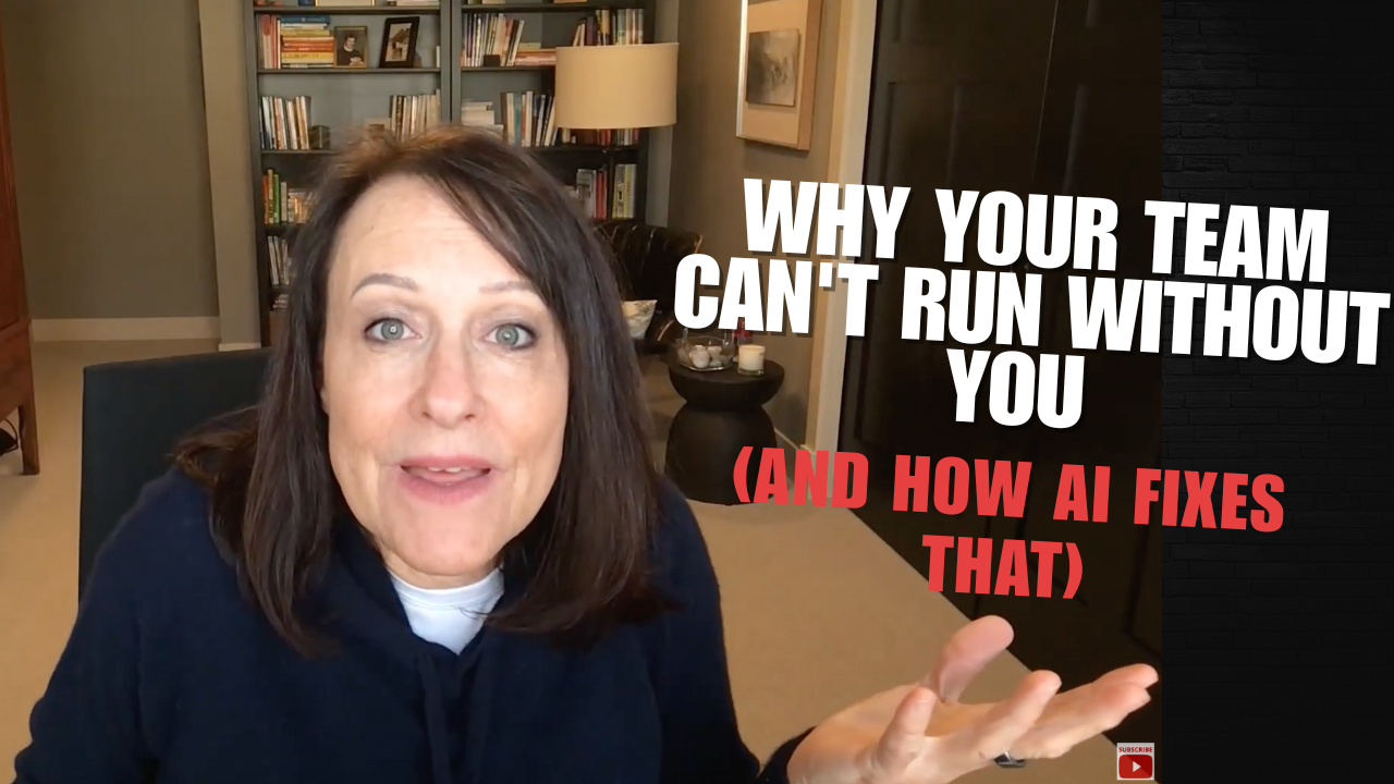 Why Your Team Can't Run Without You (And How AI Fixes That)