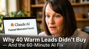Why 40 Warm Leads Didn't Buy — And the 60-Minute AI Fix