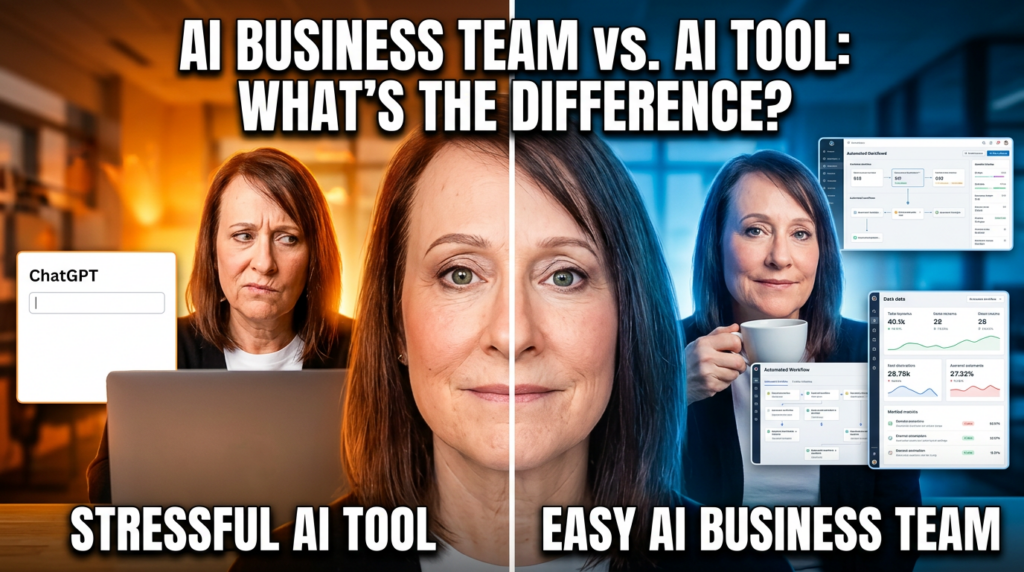AI Business Team vs AI Tool What's the Difference