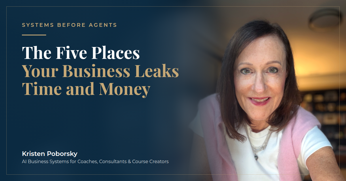 The Five Places Your Business Leaks Time and Money (Even With a Team)