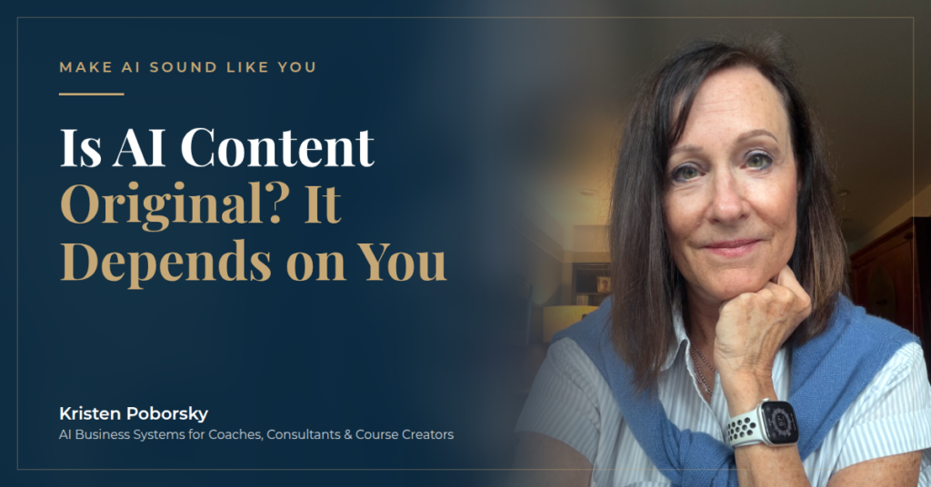 Is AI-Generated Content Original? It Depends on You