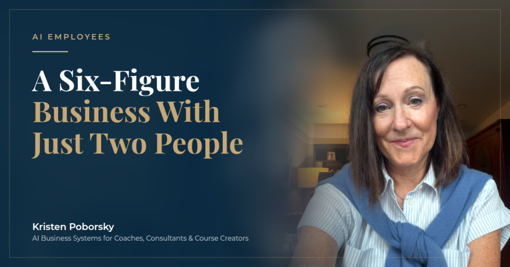 How to Run a Six-Figure Business with Just Two People: The AI Team Revolution