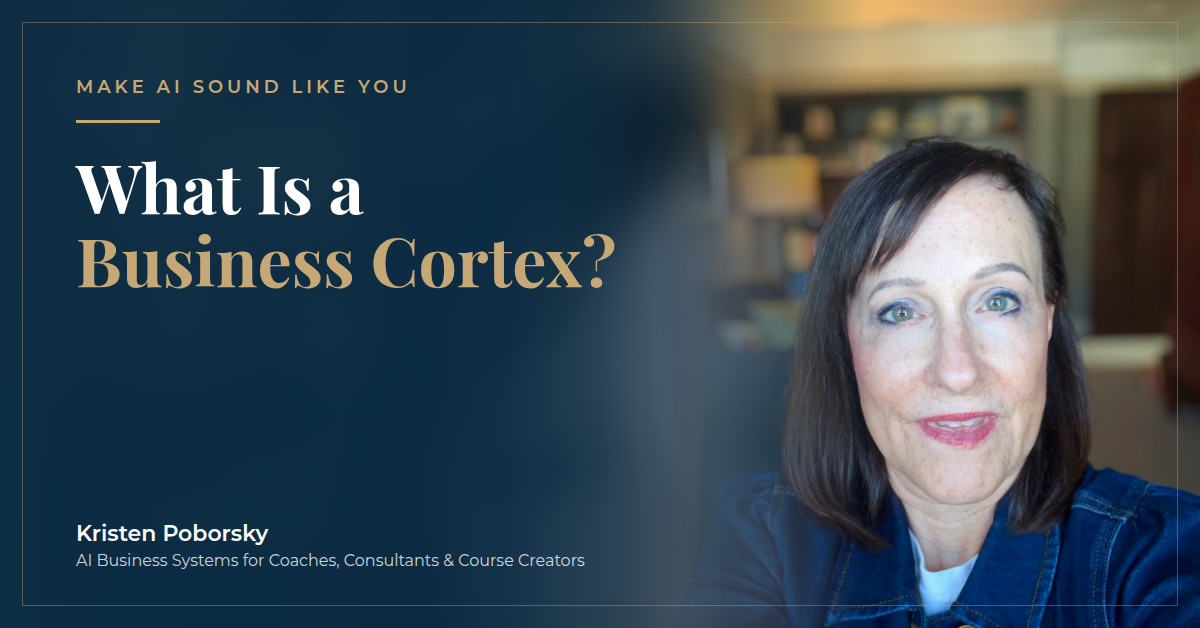 What Is a Business Cortex? How AI Learns to Work Like You